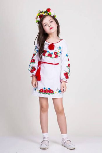 купить вышитое платье на девочку мария марися
