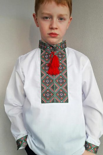стильная вышиванка для мальчика купить
