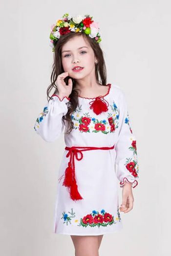 платье вышиванка на девочку подростка
