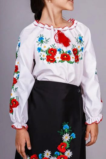 купить детскую вышиванку на девочку