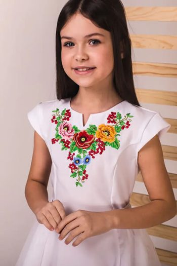 платья вышиванки современные детские